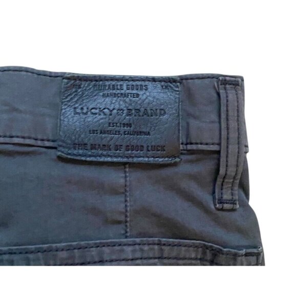 Lucky Brand Womens Smoke Gray The Cargo‎ Skinny Pants Size 2 Lightweight Pockets - Picture 5 of 9